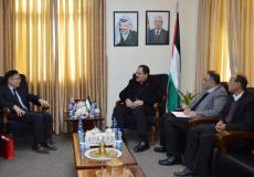 صيدم يبحث مع ممثل كوريا الجنوبية توسيع التعاون في المجالات التربوية