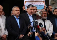 مؤتمر صحفي لفصائل المقاومة في قطاع غزة