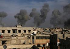 غارة سابقة للجيش السوري على شرق العاصمة دمشق