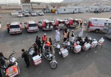  الصعود إلى مشعر منى لقضاء يوم التروية