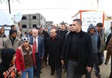 الحساينة خلال الجولة التفقدية