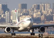 طائرة تقلع من مطار بيروت