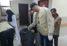 صورة حملة تنظيف مجمع ناصر الطبي