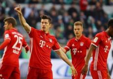 فرحة لاعبي بايرين ميونيخ