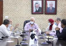 اجتماع محافظ الخليل مع مدراء مديريات التربية والتعليم - الخليل