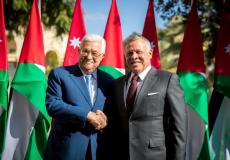 الرئيس الفلسطيني وعاهل الأردن