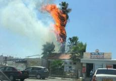 حريق في سديروت بفعل بالون حارق أطلق من غزة