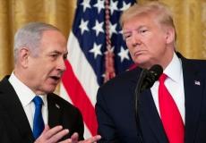 الرئيس الأميركي دونالد ترامب و نتنياهو 