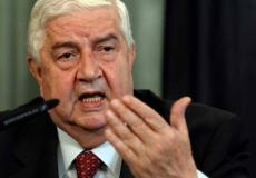 وزير الخارجية السوري وليد المعلم