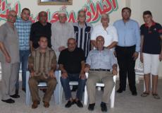 وفد من الجمعية الفلسطينية لقدامى الرياضيين 