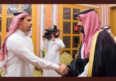 نجل الأكبر  للقتيل جمال خاشجقي مع ولي العهد  محمد بن سلمان