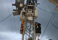 كهرباء غزة - أرشيفية -