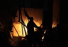 قصف اسرائيلي على قطاع غزة