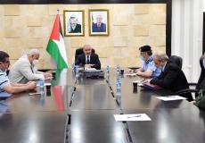 اشتية يترأس اجتماعًا لقادة الأجهزة الأمنية في رام الله