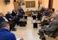 قيادة فصائل منظمة التحرير الفلسطينية تستقبل د. أحمد أبو هولي رئيس دائرة شؤون اللاجئين اليوم