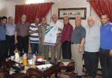 قدامى الرياضيين تكرم رئيس المجلس الأولمبي الفلسطيني 