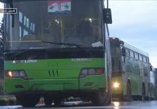 بصات نقل الجرحى من حلب