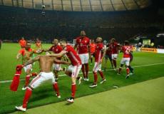 لاعبو بايرن ميونخ يحتفلون بالفوز