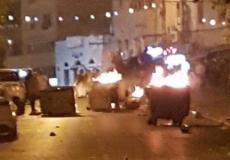 جانب من المواجهات