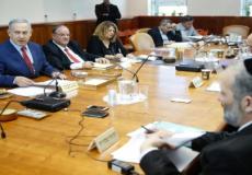 اجتماع نتنياهو مع وزراء اسرائيليون