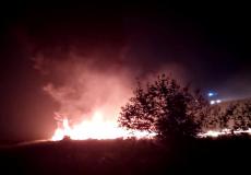 حريق في طائرة إسرائيلية - توضيحية