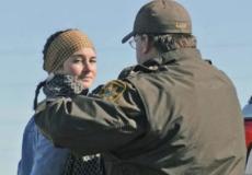 قالت شايلين وودلي إنها كانت تتظاهر بطريقة سلمية