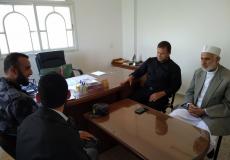 النائب الأسطل يستقبل وفد من جهاز الأمن والحماية