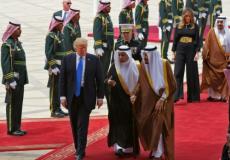 ترامب خلال زيارة السعودية