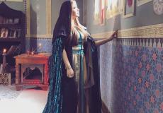 اطلالة نسرين طافش في مسلسل مقامات العشق رمضان 2019