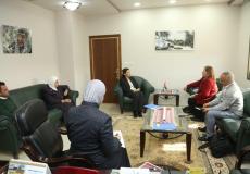 لقاء رئيس الاحصاء مع مدير مكتب الأمم المتحدة