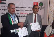 حاتم الشوا رئيس جمعية الأخوة الفلسطينة التونسية