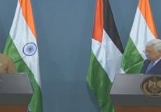 الرئيس عباس ورئيس الوزراء الهندي