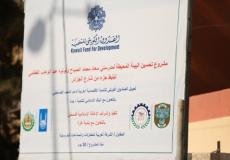أعمال تبليط جزء من شارع الجزائر