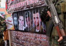 مجسم توضيحي للجنود الإسرائليين المحتجزين لدى القسام