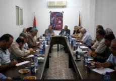 جانب من أحد اجتماعات الفصائل