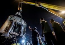 حادث تصادم قطارين قرب الإسكندرية