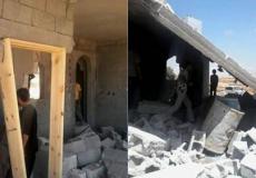 صورة من مكان الانفجار