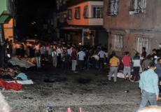 صورة من مكان التفجير