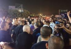 احتجاجات بمجد الكروم عقب جريمة القتل 