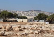 تجمع الخان الأحمر  الذي يقع على مشارف القدس