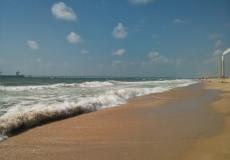 شاطئ زيكيم شمال قطاع غزة.