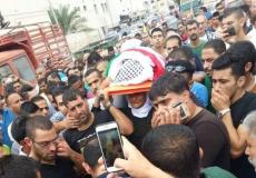 الفلسطينيون يشيعون الشهيد ياسر حمدوني