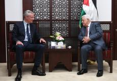 الرئيس أثناء لقاء وزير الاقتصاد والمالية الفرنسي