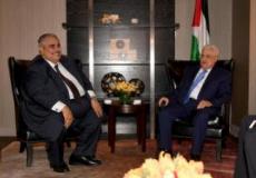 الرئيس عباس ووزير خارجية البحرين