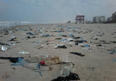 صورة لشاطئ بحر غزة 