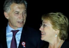 رئيس الأرجنتين ورئيسة تشيلي