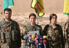 مؤتمر صحفي لقيادات بتحالف قوات سوريا الديمقراطية