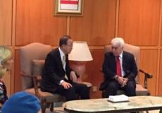 ممثل وزارة الخارجية مستقبلاً بان كي مون