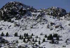 الثلوج تكسو جبال لبنان - 17 ينيار 2017.