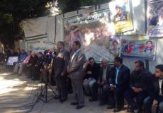 اعتصام اسر الشهداء بغزة